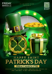 St patrick's day A5 template