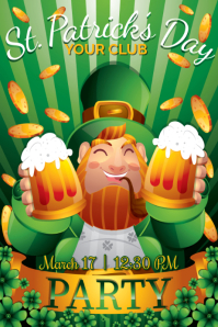 St Patrick's Day Party Template | PosterMyWall