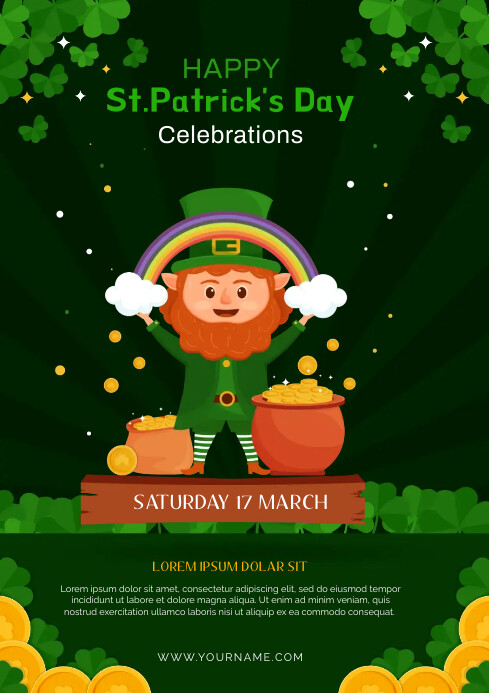 ST PATRICK'S DAY TEMPLATE | PosterMyWall