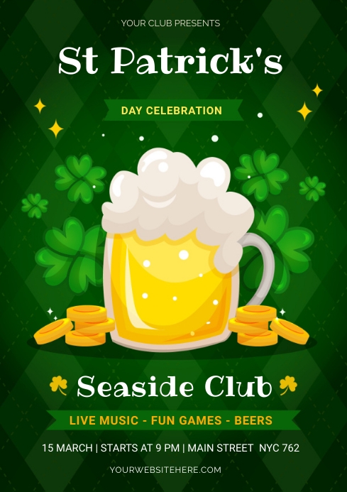 ST PATRICK'S DAY TEMPLATE | PosterMyWall