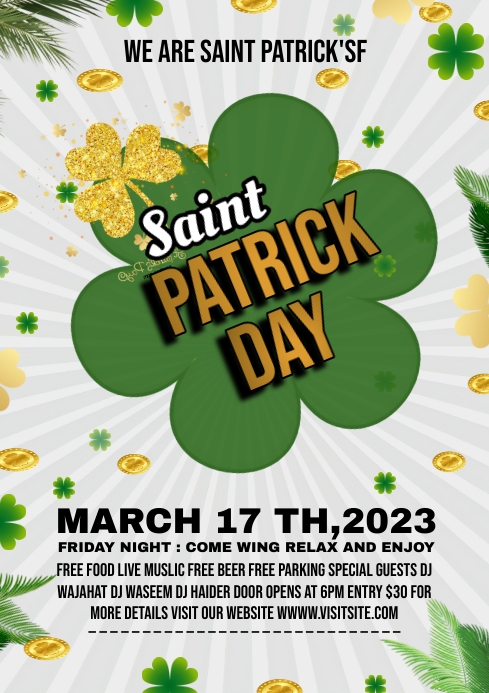 St Patrick day Template | PosterMyWall