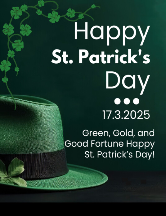 st patricks day email template