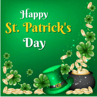 Yellow St. Patrick's Day Celebration Instagram Post Template