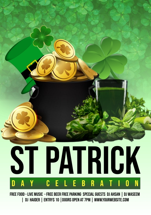 ST PATRICK Template | PosterMyWall