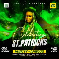st patricks day Publicação no Instagram template