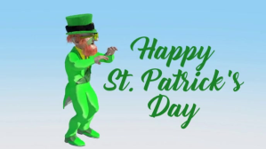 St Patricks day Facebook Cover Video (16:9) template