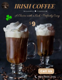 St Patricks Day Drink Special Flyer (US Letter) template