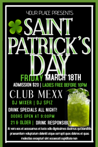 customizable design templates for st patricks day postermywall st patricks day flyer template free