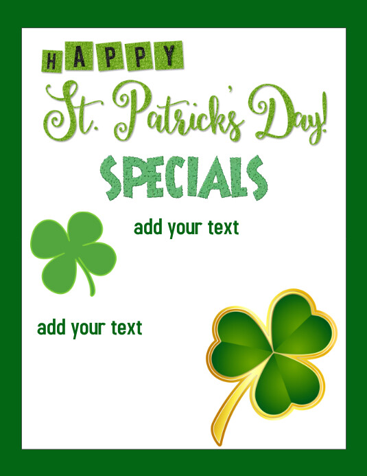 ST PATRICKS DAY PARTY BAR FLYER Template ST PATRICKS DAY PARTY BAR FLYER Template