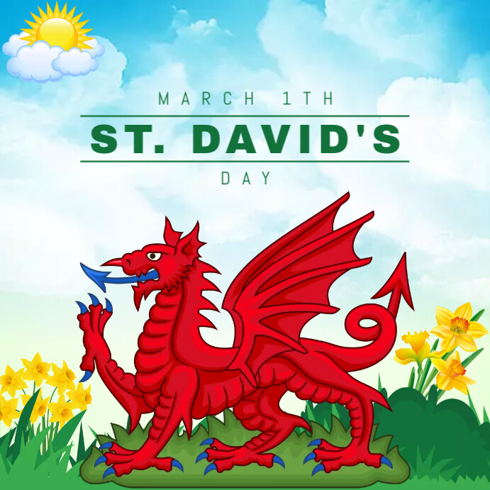 Copy of st. david's day | PosterMyWall