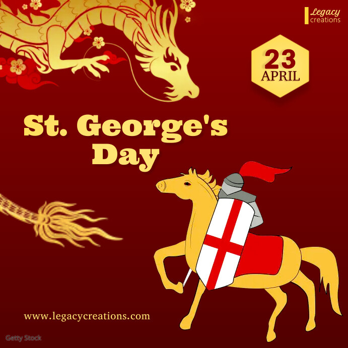 St. George's Day England Template | PosterMyWall