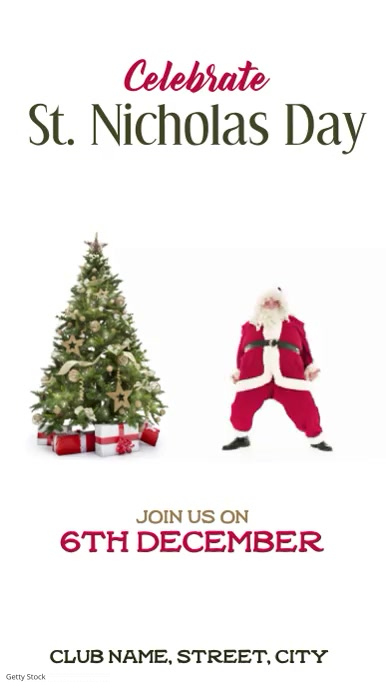 Copy Of St Nicholas Day Postermywall