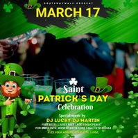 St. Patrick's Day Bar Instagram video Instagram-Beitrag template