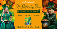 St. Patrick's Day Celebration Facebook Event Cover template