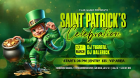 St. Patrick's Day Celebration Twitter Post template