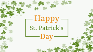 White St. Patrick's Day Presentazione Template