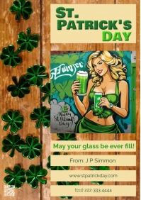 St. Patrick's day A4 template