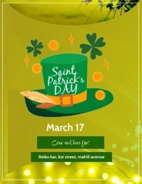 St. Patrick's Day Flyer (US Letter) template