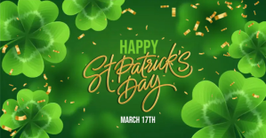 St. Patrick's Day Facebook-annonce template