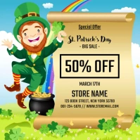 st. patrick's day Publicación de Instagram template