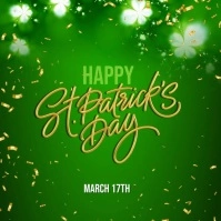 St. Patrick's Day Vierkant (1:1) template