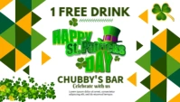 St. Patrick's Day Business Card template