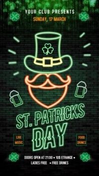 St. Patrick's Day Instagram Story template