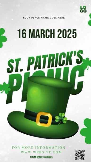 St. Patrick's day event STORY design template, Indaba yaku-Instagram