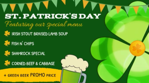 Hijau St. Patrick's Day Celebration Tampilan Digital Template