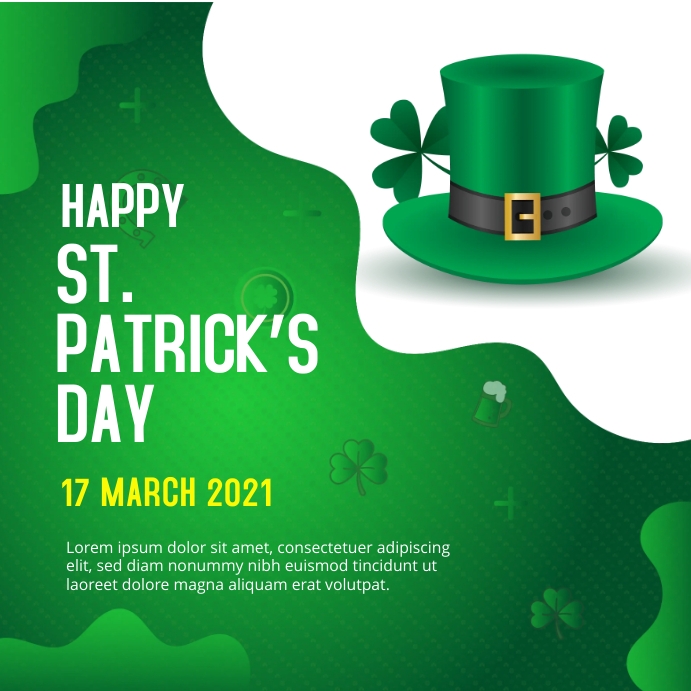 St Patrick S Day Instagram Post Template Postermywall St Patrick S Day Instagram Post Template Postermywall