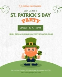 St. Patrick's Day Party Instagram Portrait template