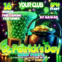 St. Patrick's Day Party Instagram Post Video template