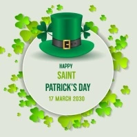 St. patrick's day post Iphosti le-Instagram template