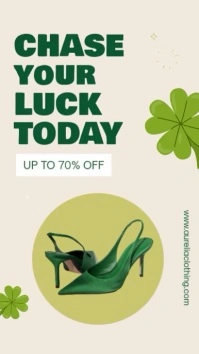 St. Patrick's Day Sale Slideshow Instagram Reel template