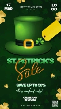 St. Patrick's day Sale Story design template