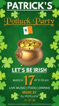 St. Patrick's Day Template Instagram Story