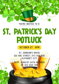 St. Patrick's Day Template A4