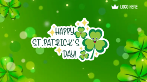 黄色 St. Patrick's Day Celebration Twitter Post Template