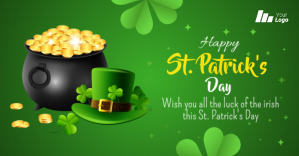 St. Patrick's Day Wishes Template Изображение, которым поделились на Facebook