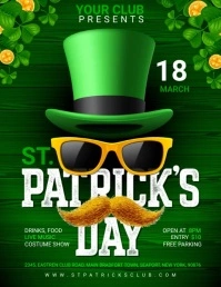 St. Patrick's Flyer (US Letter) template