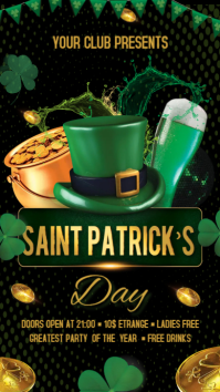 St. Patrick's Display Pantalla Digital (9:16) template