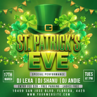 St. Patrick's Eve Instagram Post template