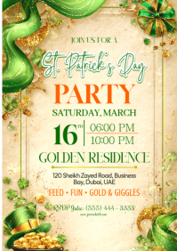 St. Patrick’s Day Celebration Night A4 template