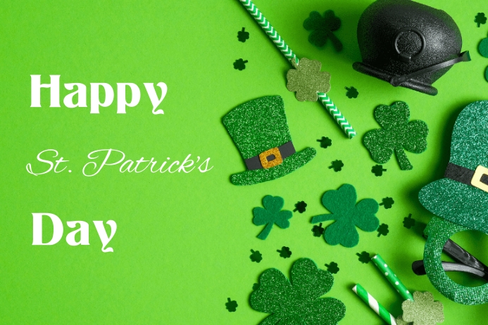 St. Patrick's Day Banner template