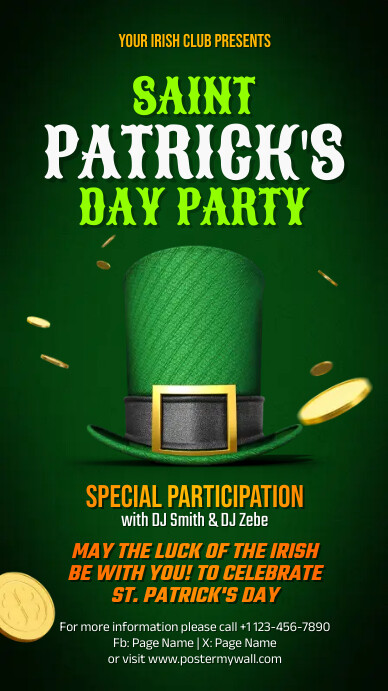 Plantilla de St. Patrick's Day Celebration | PosterMyWall