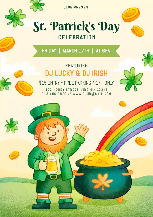 st. patrick's day Template | PosterMyWall