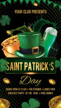 St. Patrick's Day Instagram Story template