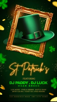 st. patrick's day Instagram-verhaal template