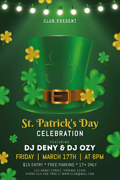 st. patrick's day Template | PosterMyWall