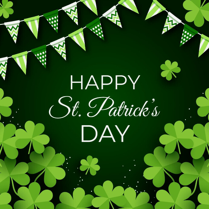 St. Patrick's Day Instagram Post template
